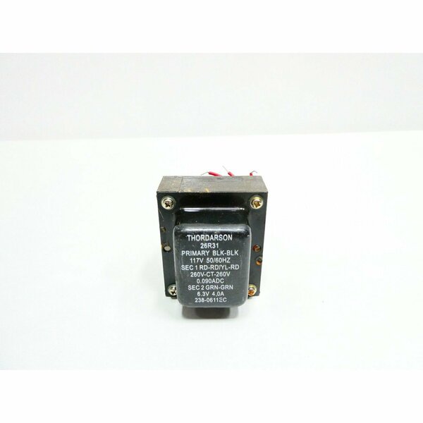 Thordarson 117V-AC 260V-AC VOLTAGE TRANSFORMER 26R31